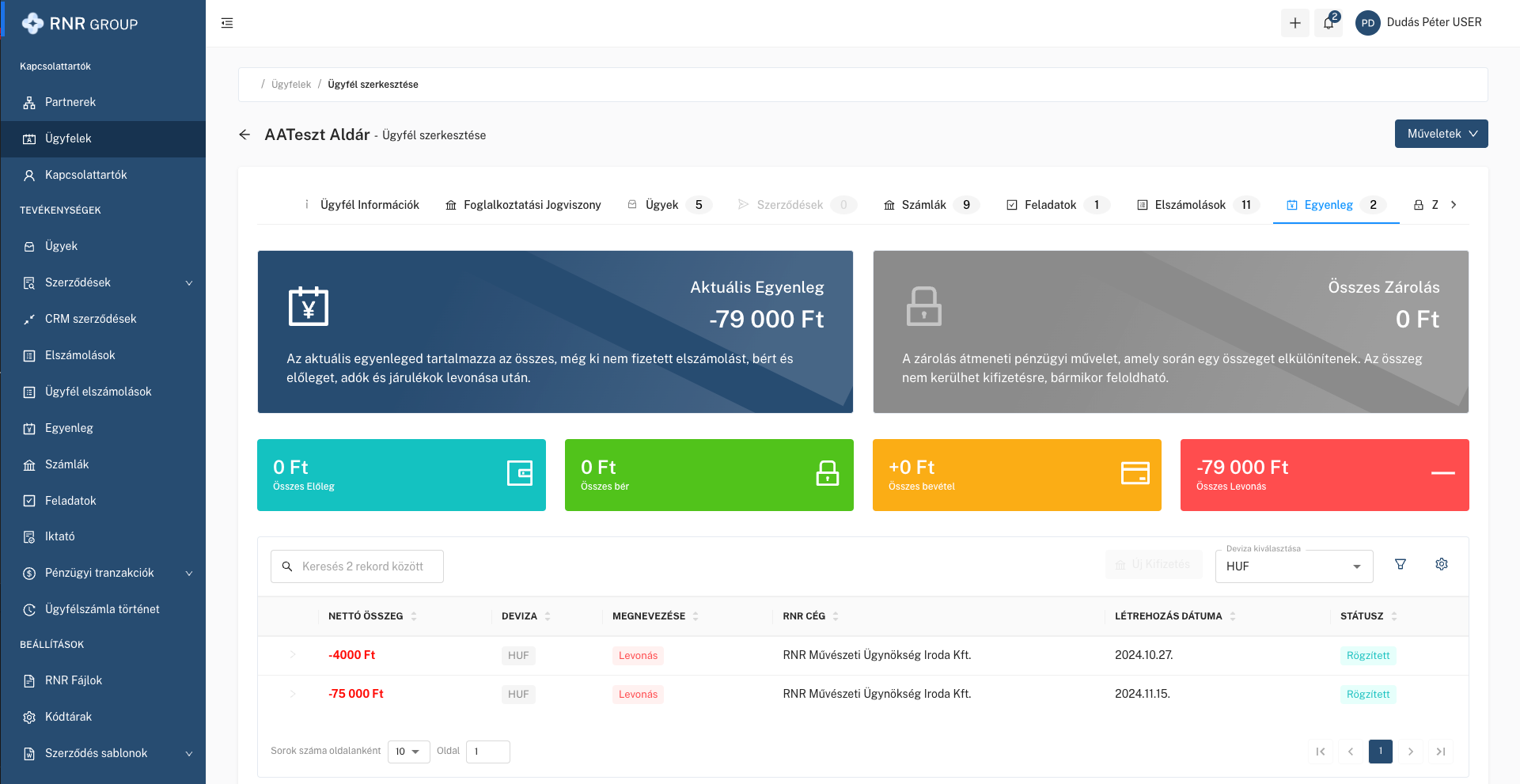 CRM, invoicing and project management in a single web application tailored to the company's own processes — without off-the-shelf compromises.